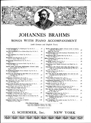 Brahms: Der Schmied