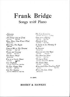 Bridge: E'en as a Lovely Flower