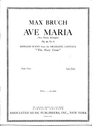 Bruch: Ave Maria