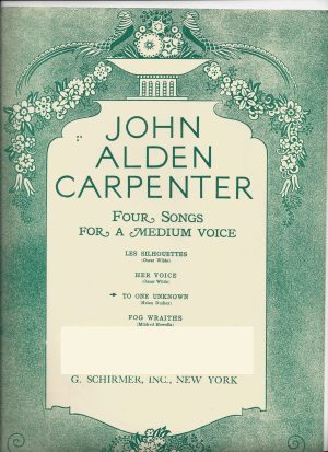 Carpenter: To One Unknown