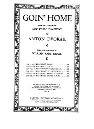 Dvorak: Going Home