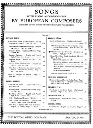 Franck: The Procession