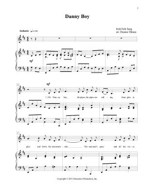 Irish Ballad Danny Boy