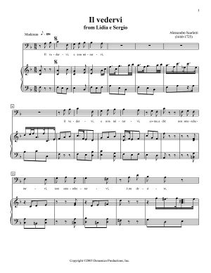 Il vedervi by Scarlatti