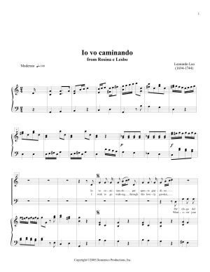 Italian Duet Io Vo Caminado