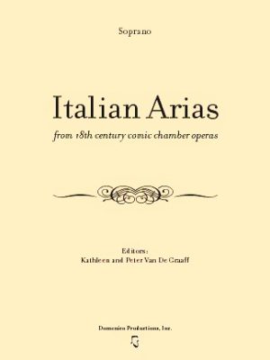 Italian Arias from 18th century comic chamber operas for Soprano