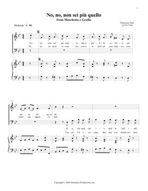 Italian duet No no non sei più quello