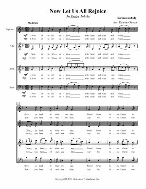 Now Let Us All Rejoice by Bach