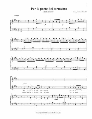 Handel Duet Per Le Porte