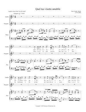 Quel tuo visetto amabile