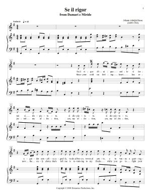 Se il rigor musical range