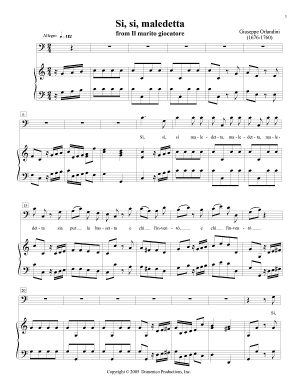 Bass aria Si si Maletta