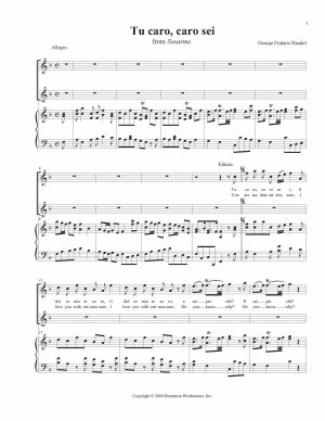 Handel duet Tu caro sei MP3