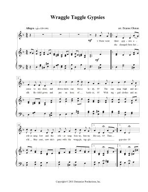 English Song Wraggle Taggle