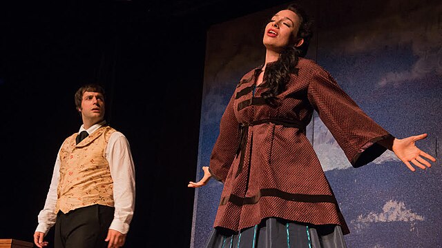 Opera singer performing La Traviata aria. Can't sing this aria without voice exercises.